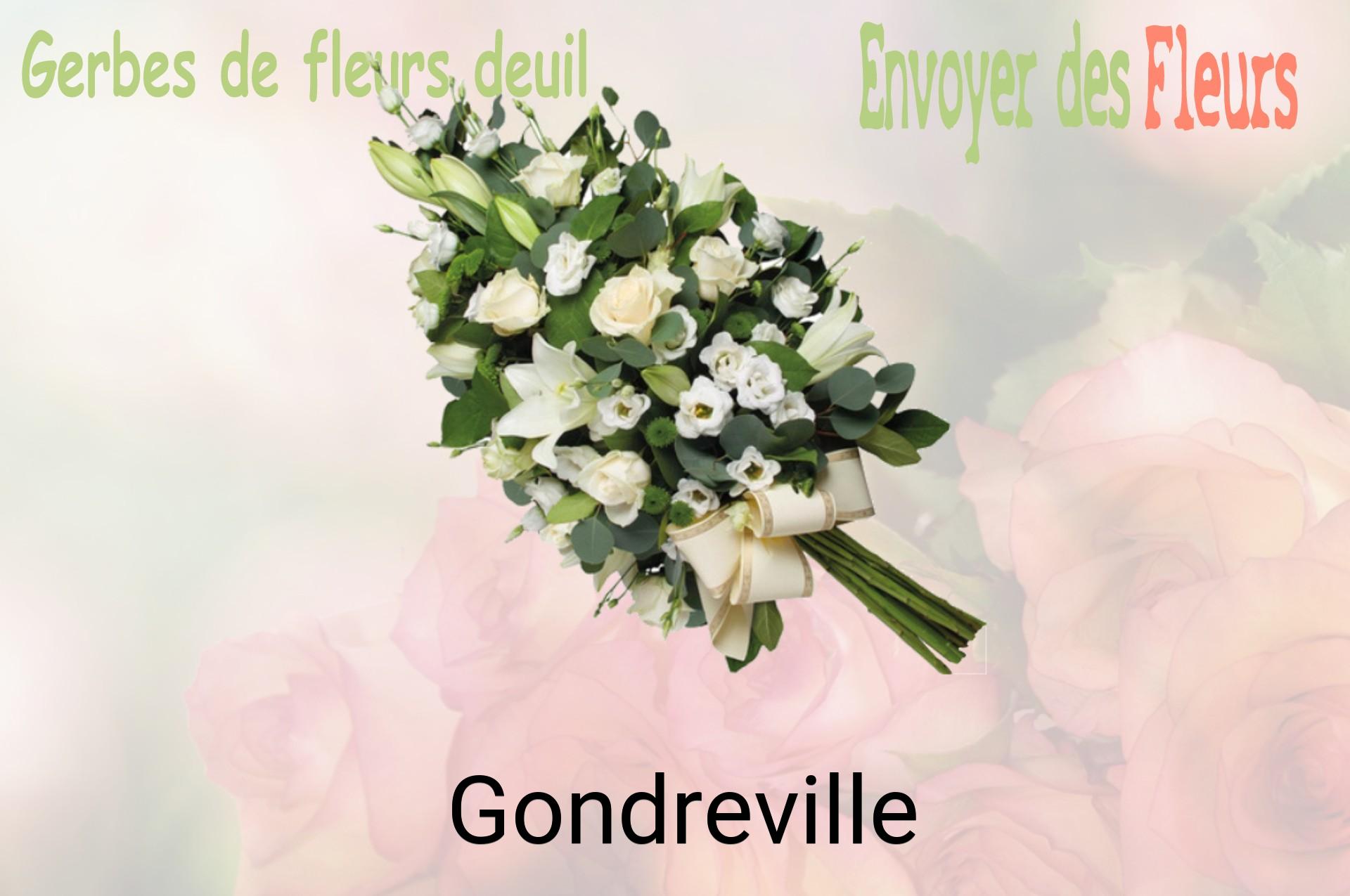 Gerbe de fleurs de deuil livrée à Gondreville